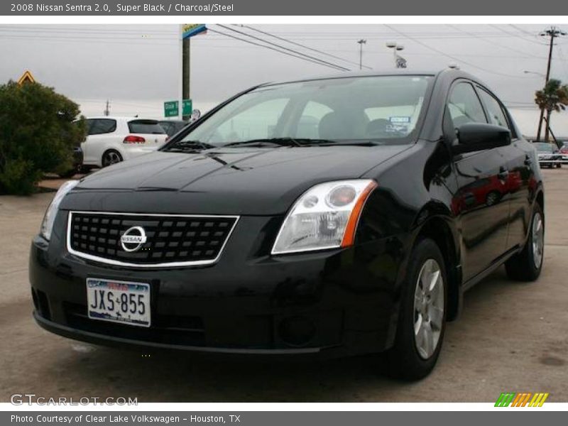 Super Black / Charcoal/Steel 2008 Nissan Sentra 2.0