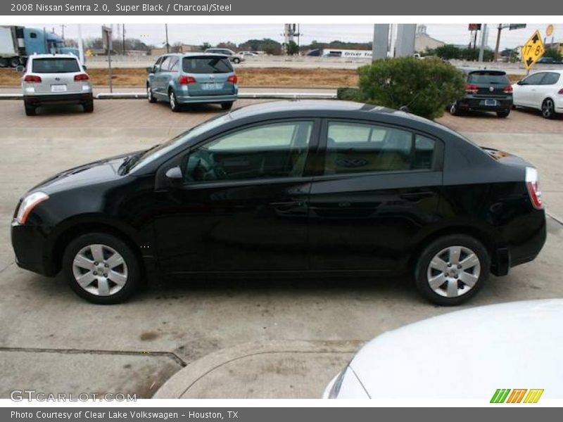 Super Black / Charcoal/Steel 2008 Nissan Sentra 2.0