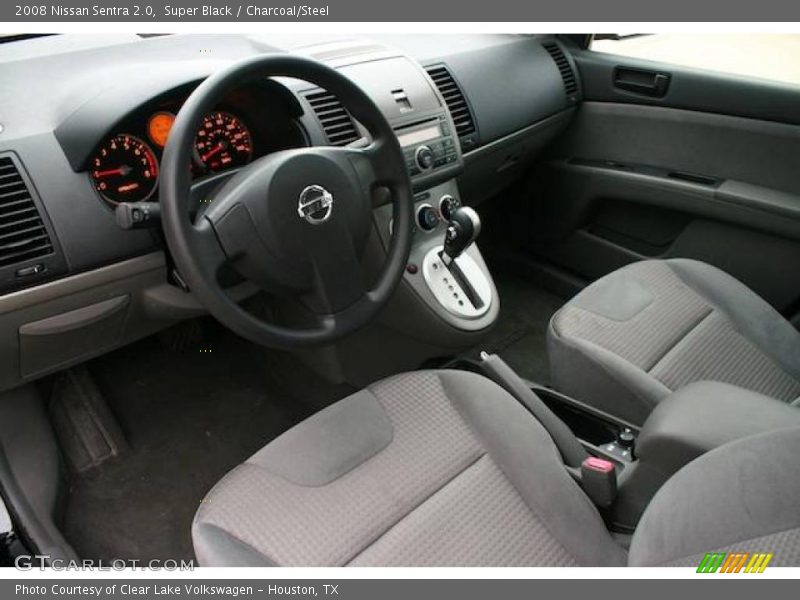 Super Black / Charcoal/Steel 2008 Nissan Sentra 2.0