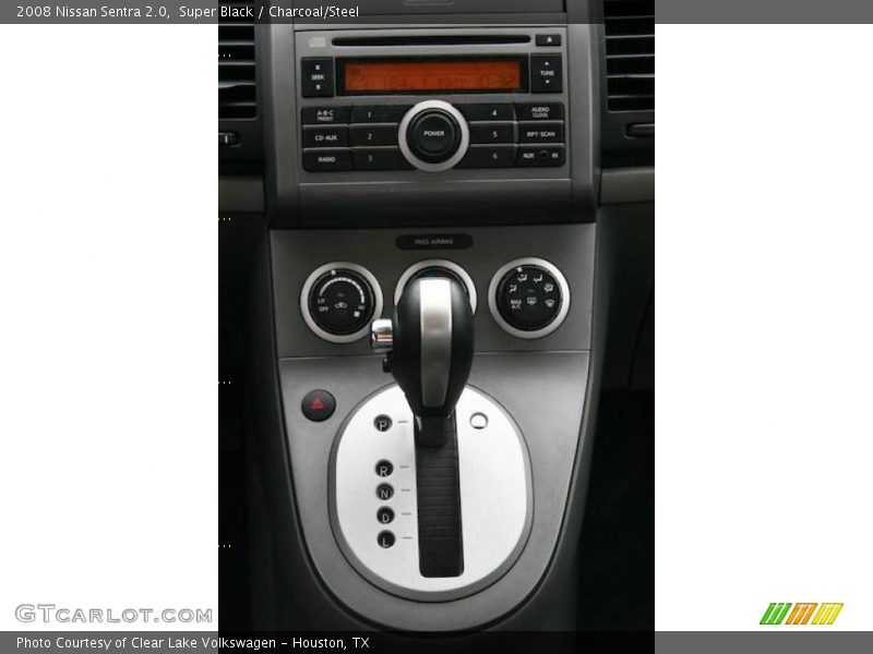 Super Black / Charcoal/Steel 2008 Nissan Sentra 2.0