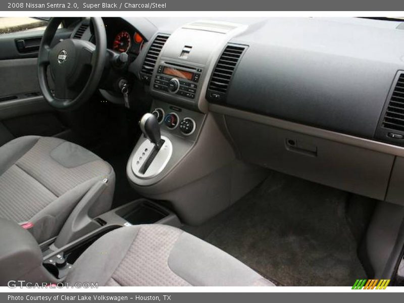 Super Black / Charcoal/Steel 2008 Nissan Sentra 2.0