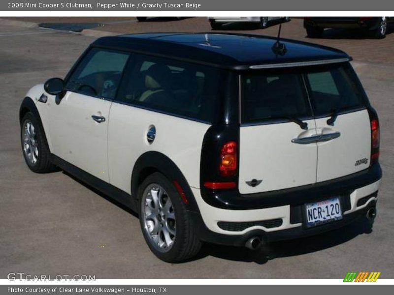 Pepper White / Gravity Tuscan Beige 2008 Mini Cooper S Clubman