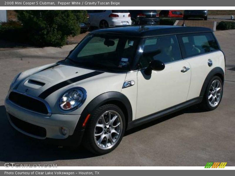 Pepper White / Gravity Tuscan Beige 2008 Mini Cooper S Clubman