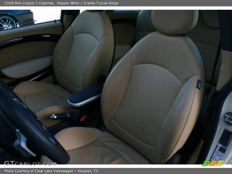 Pepper White / Gravity Tuscan Beige 2008 Mini Cooper S Clubman