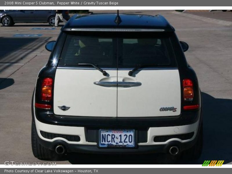 Pepper White / Gravity Tuscan Beige 2008 Mini Cooper S Clubman