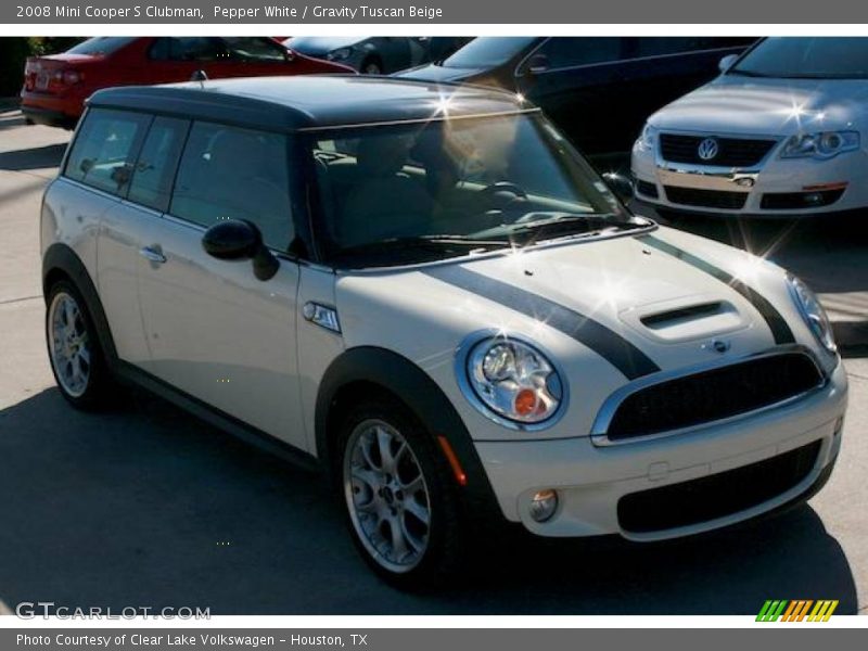 Pepper White / Gravity Tuscan Beige 2008 Mini Cooper S Clubman
