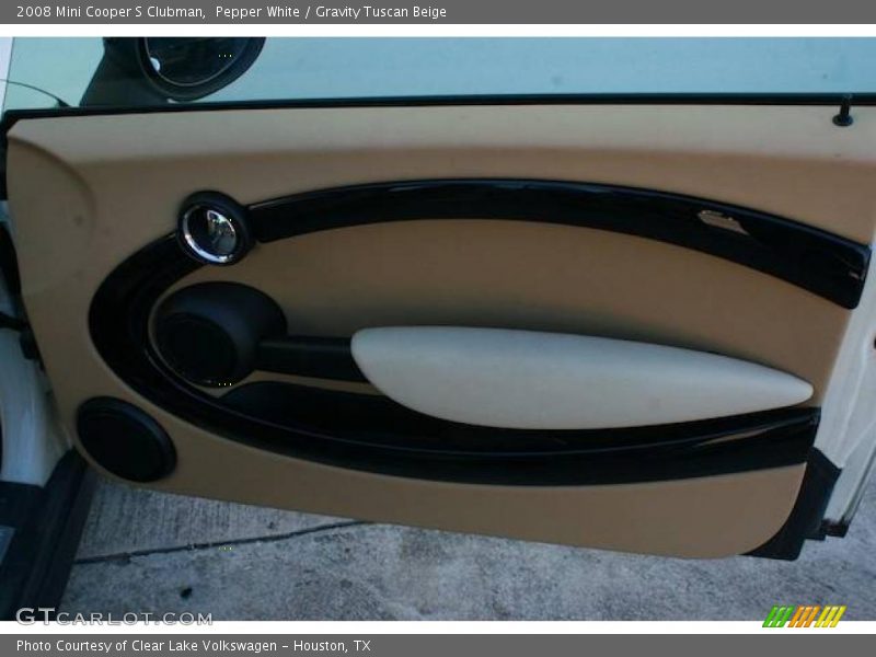 Pepper White / Gravity Tuscan Beige 2008 Mini Cooper S Clubman