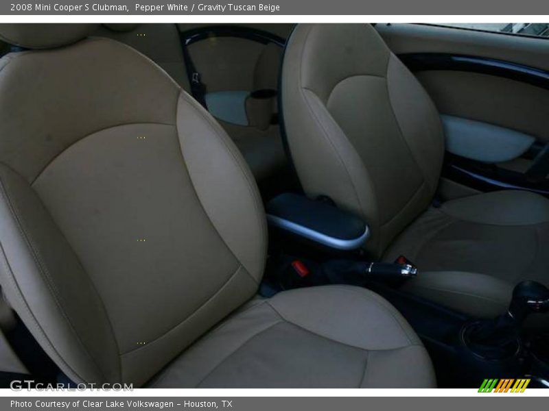 Pepper White / Gravity Tuscan Beige 2008 Mini Cooper S Clubman