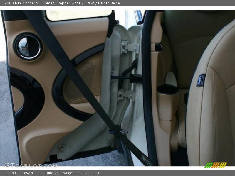 Pepper White / Gravity Tuscan Beige 2008 Mini Cooper S Clubman
