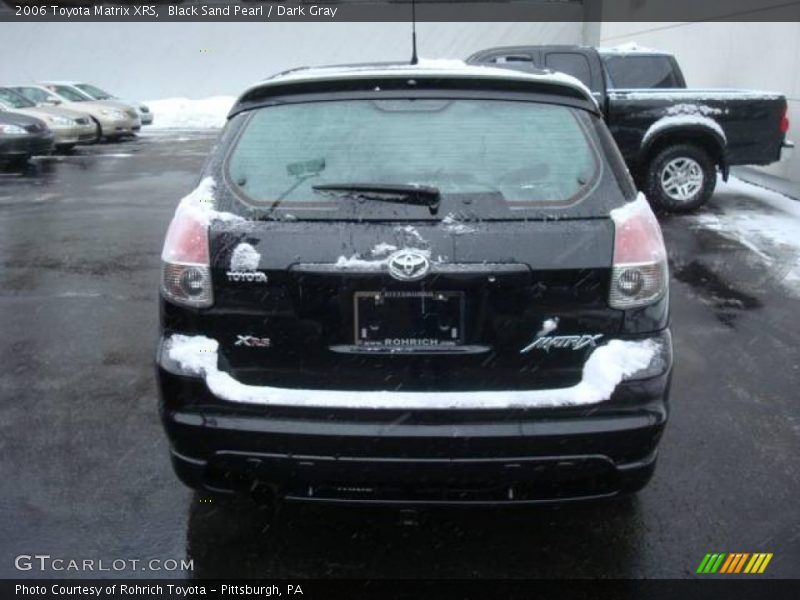 Black Sand Pearl / Dark Gray 2006 Toyota Matrix XRS