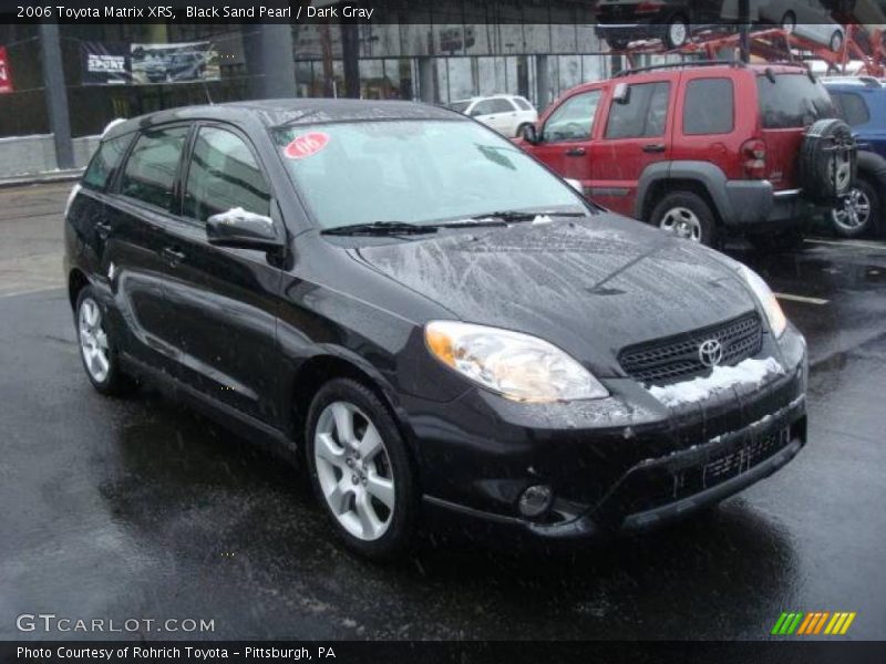 Black Sand Pearl / Dark Gray 2006 Toyota Matrix XRS