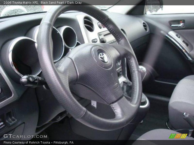 Black Sand Pearl / Dark Gray 2006 Toyota Matrix XRS