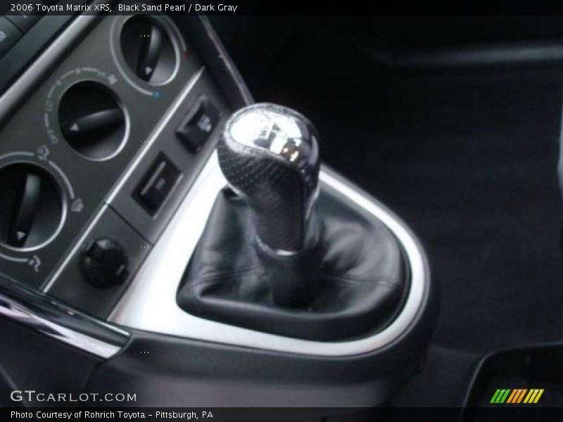 Black Sand Pearl / Dark Gray 2006 Toyota Matrix XRS