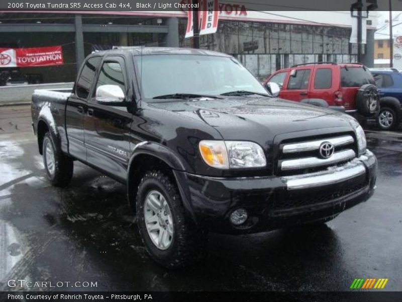 Black / Light Charcoal 2006 Toyota Tundra SR5 Access Cab 4x4