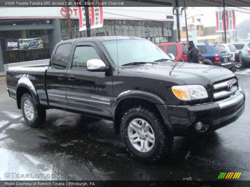 Black / Light Charcoal 2006 Toyota Tundra SR5 Access Cab 4x4