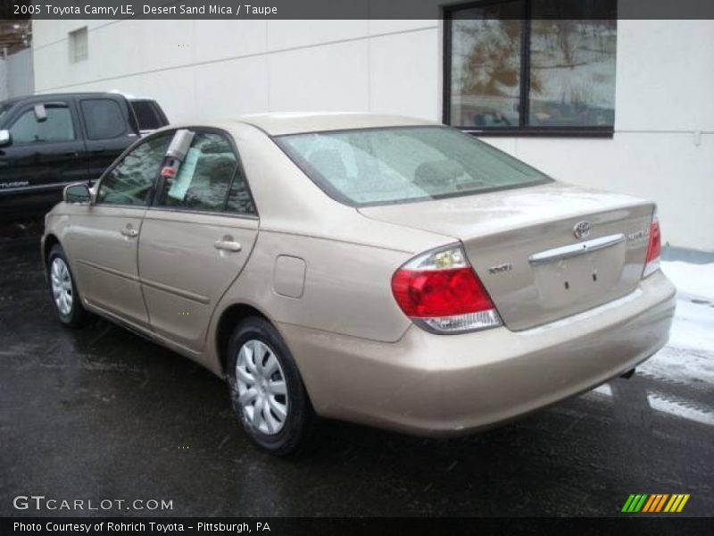 Desert Sand Mica / Taupe 2005 Toyota Camry LE