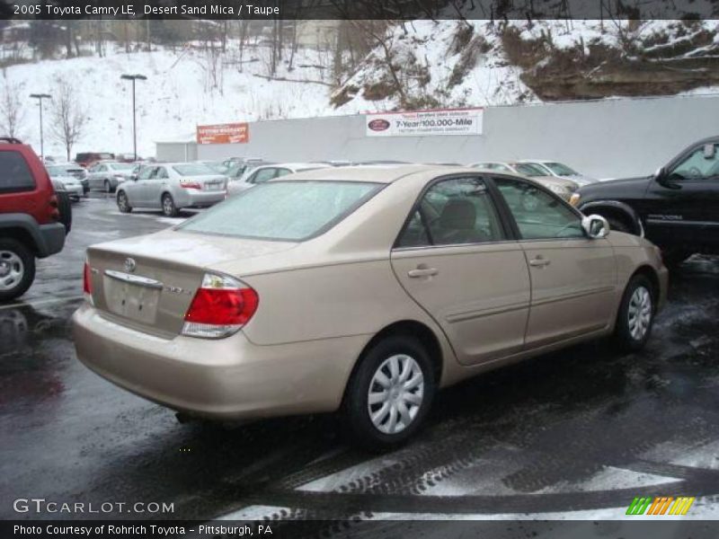 Desert Sand Mica / Taupe 2005 Toyota Camry LE