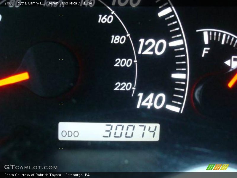 Desert Sand Mica / Taupe 2005 Toyota Camry LE