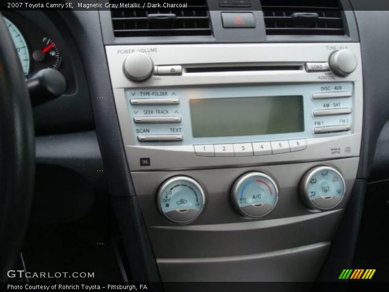 Magnetic Gray Metallic / Dark Charcoal 2007 Toyota Camry SE
