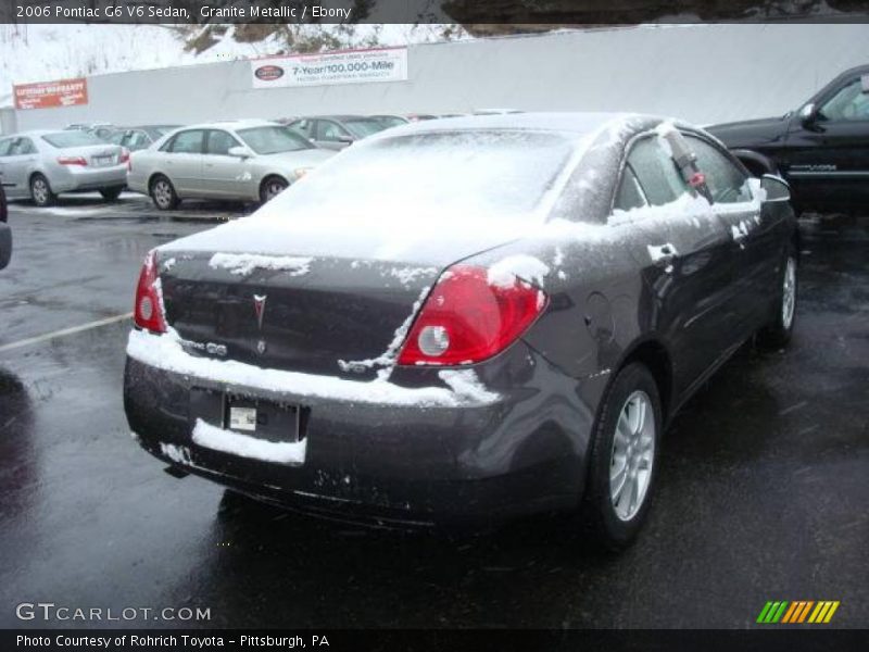 Granite Metallic / Ebony 2006 Pontiac G6 V6 Sedan
