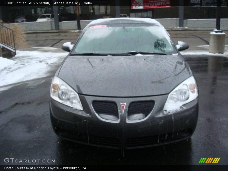 Granite Metallic / Ebony 2006 Pontiac G6 V6 Sedan