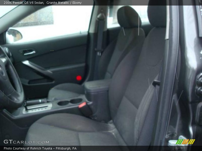 Granite Metallic / Ebony 2006 Pontiac G6 V6 Sedan