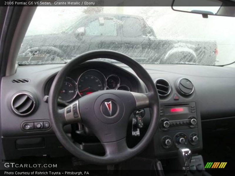 Granite Metallic / Ebony 2006 Pontiac G6 V6 Sedan