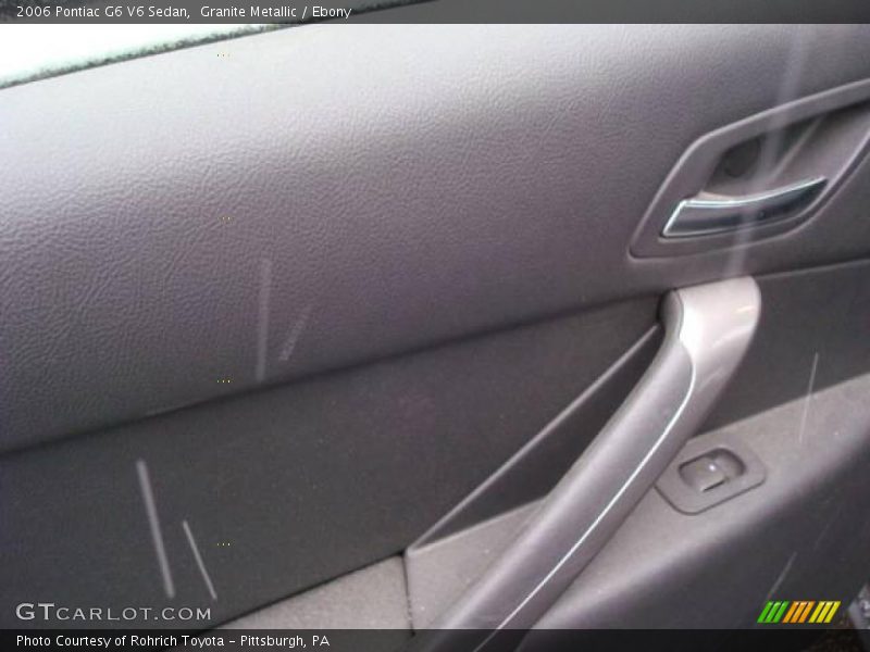 Granite Metallic / Ebony 2006 Pontiac G6 V6 Sedan