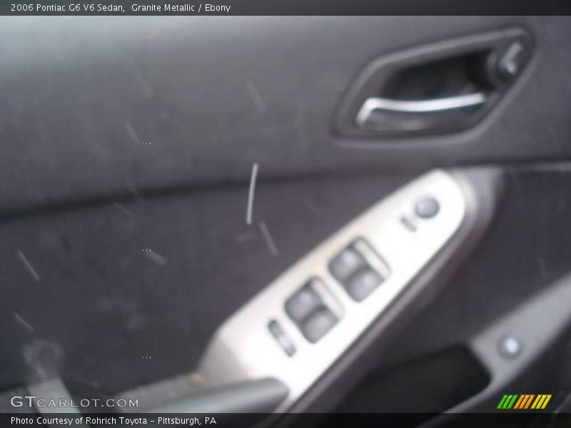 Granite Metallic / Ebony 2006 Pontiac G6 V6 Sedan