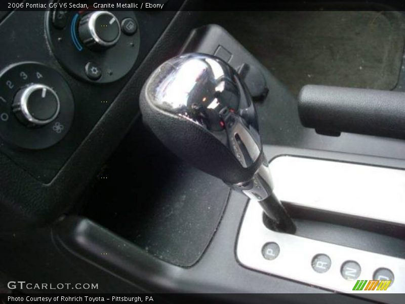 Granite Metallic / Ebony 2006 Pontiac G6 V6 Sedan