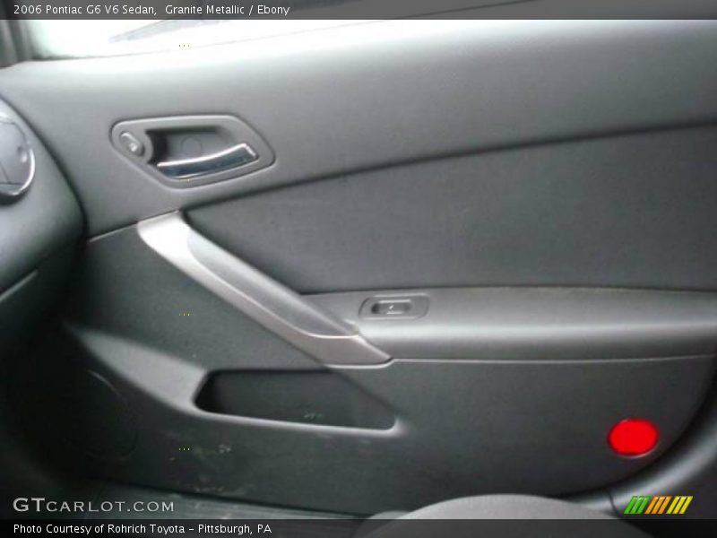 Granite Metallic / Ebony 2006 Pontiac G6 V6 Sedan
