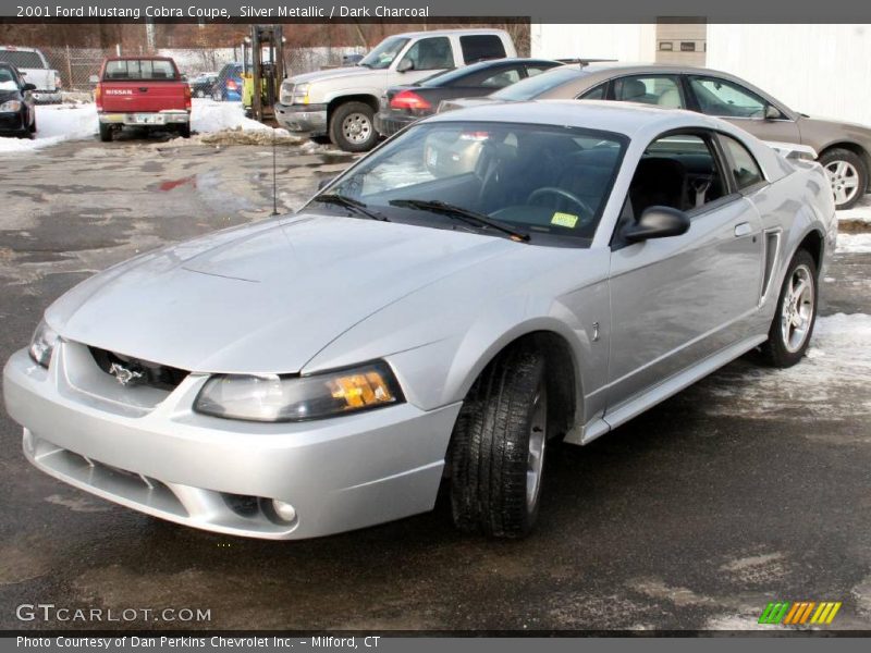 Silver Metallic / Dark Charcoal 2001 Ford Mustang Cobra Coupe