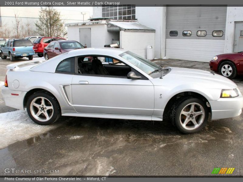 Silver Metallic / Dark Charcoal 2001 Ford Mustang Cobra Coupe