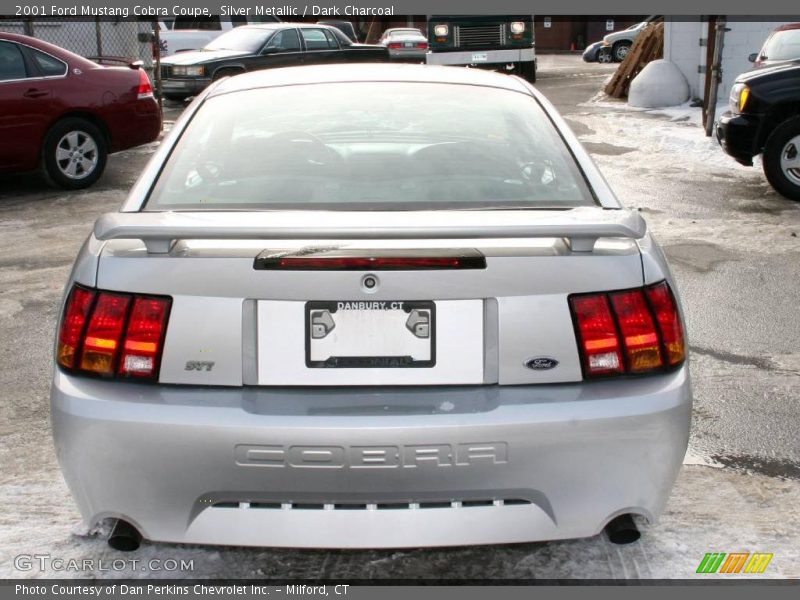 Silver Metallic / Dark Charcoal 2001 Ford Mustang Cobra Coupe