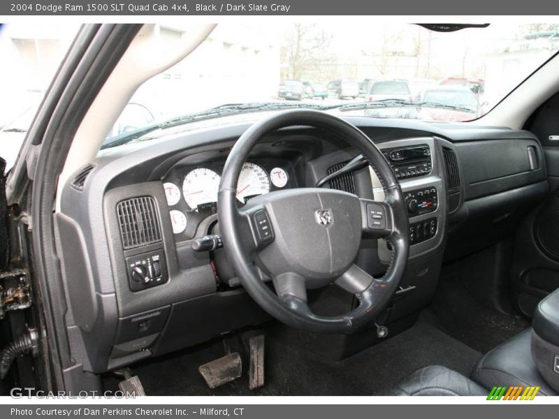 Black / Dark Slate Gray 2004 Dodge Ram 1500 SLT Quad Cab 4x4