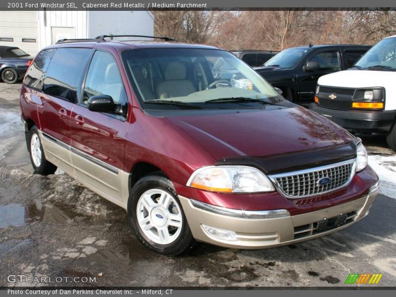 Cabernet Red Metallic / Medium Parchment 2001 Ford Windstar SEL