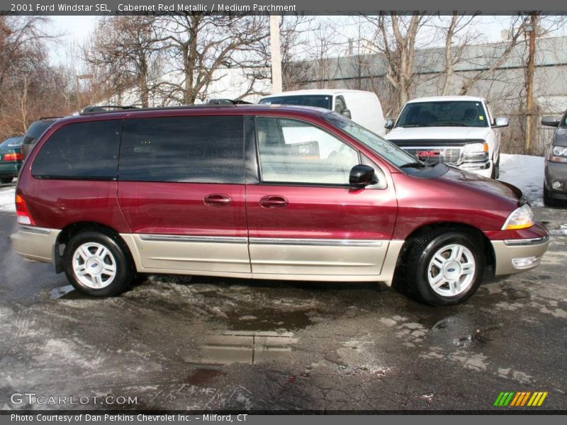 Cabernet Red Metallic / Medium Parchment 2001 Ford Windstar SEL