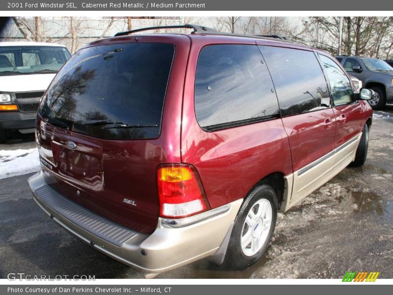 Cabernet Red Metallic / Medium Parchment 2001 Ford Windstar SEL