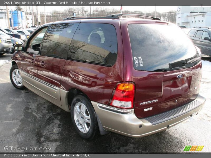 Cabernet Red Metallic / Medium Parchment 2001 Ford Windstar SEL