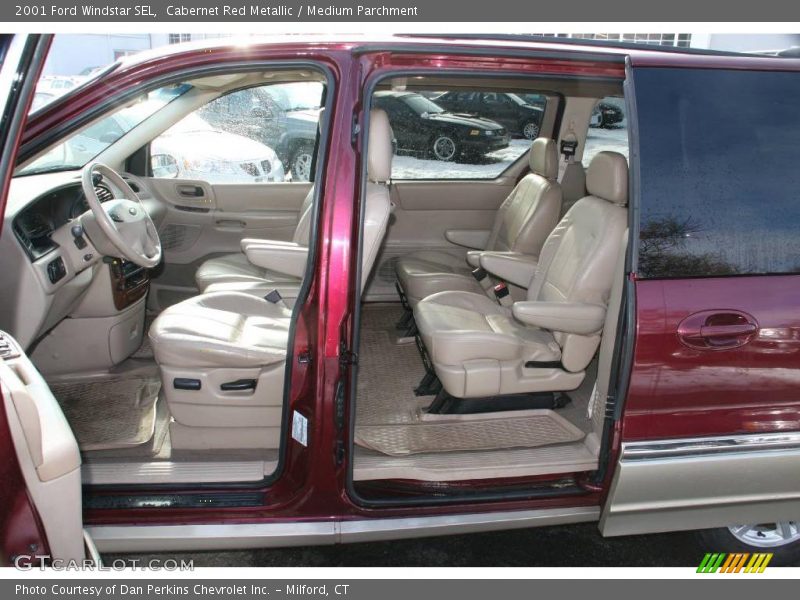 Cabernet Red Metallic / Medium Parchment 2001 Ford Windstar SEL