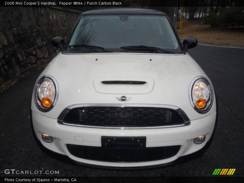 Pepper White / Punch Carbon Black 2008 Mini Cooper S Hardtop