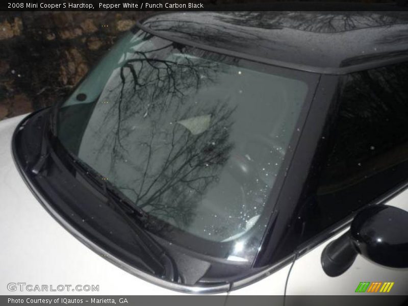 Pepper White / Punch Carbon Black 2008 Mini Cooper S Hardtop