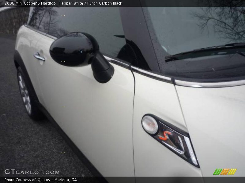 Pepper White / Punch Carbon Black 2008 Mini Cooper S Hardtop