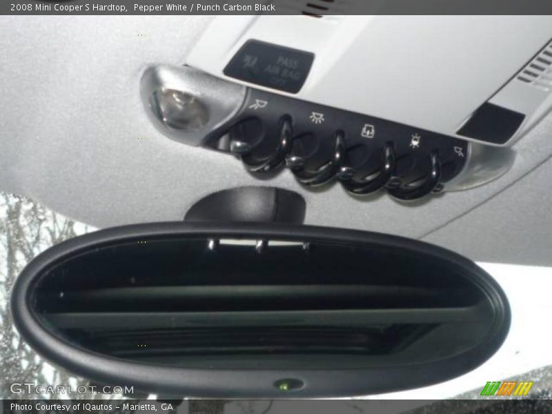 Pepper White / Punch Carbon Black 2008 Mini Cooper S Hardtop