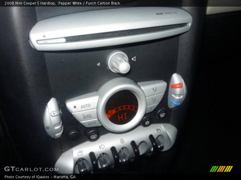 Pepper White / Punch Carbon Black 2008 Mini Cooper S Hardtop