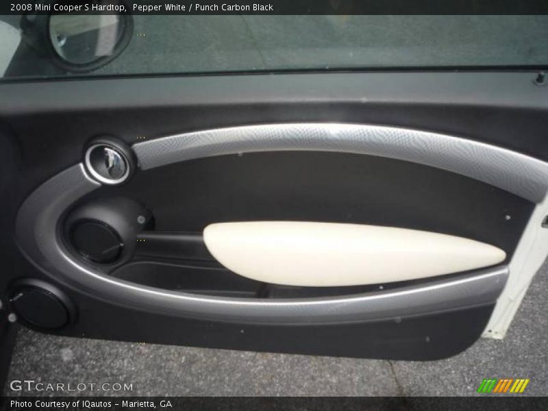 Pepper White / Punch Carbon Black 2008 Mini Cooper S Hardtop