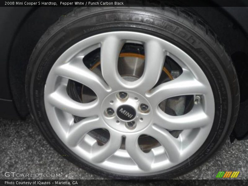 Pepper White / Punch Carbon Black 2008 Mini Cooper S Hardtop