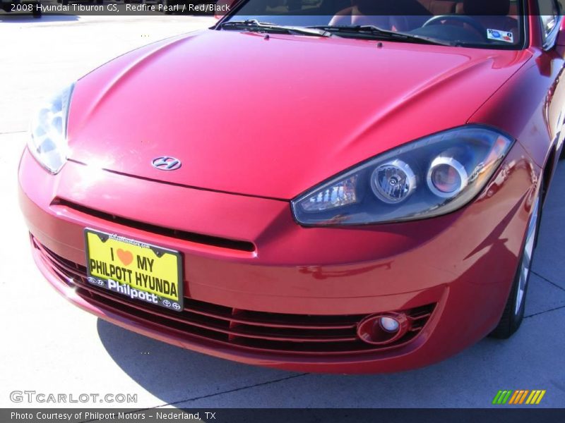 Redfire Pearl / Red/Black 2008 Hyundai Tiburon GS