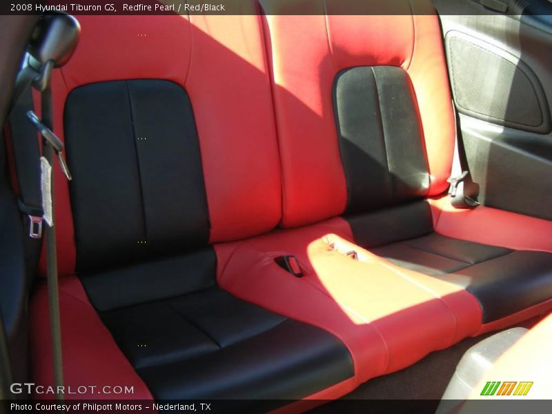Redfire Pearl / Red/Black 2008 Hyundai Tiburon GS