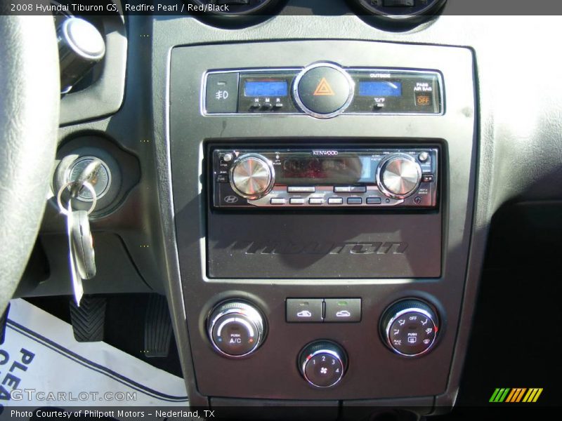 Redfire Pearl / Red/Black 2008 Hyundai Tiburon GS